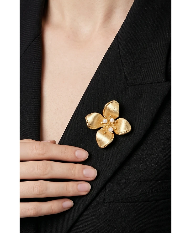Retro Chic Blossom Brooch