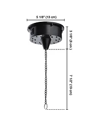 Yescom Disco Ball Motor 6RPM with 18 Rgbw Led Lights for Mirror Balls - Dj, Party, Club, Event Decor, Etl Certified
