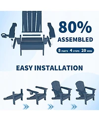 Xo 2 Pcs All Weather Resistent Outdoor Patio Chair