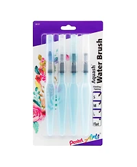 Pentel Arts Aquash Water Brush 4/Pkg
