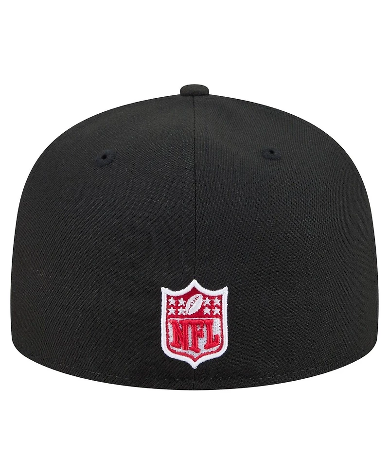 New Era Men's Black Atlanta Falcons 59FIFTY Fitted Hat