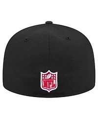 New Era Men's Black Atlanta Falcons 59FIFTY Fitted Hat