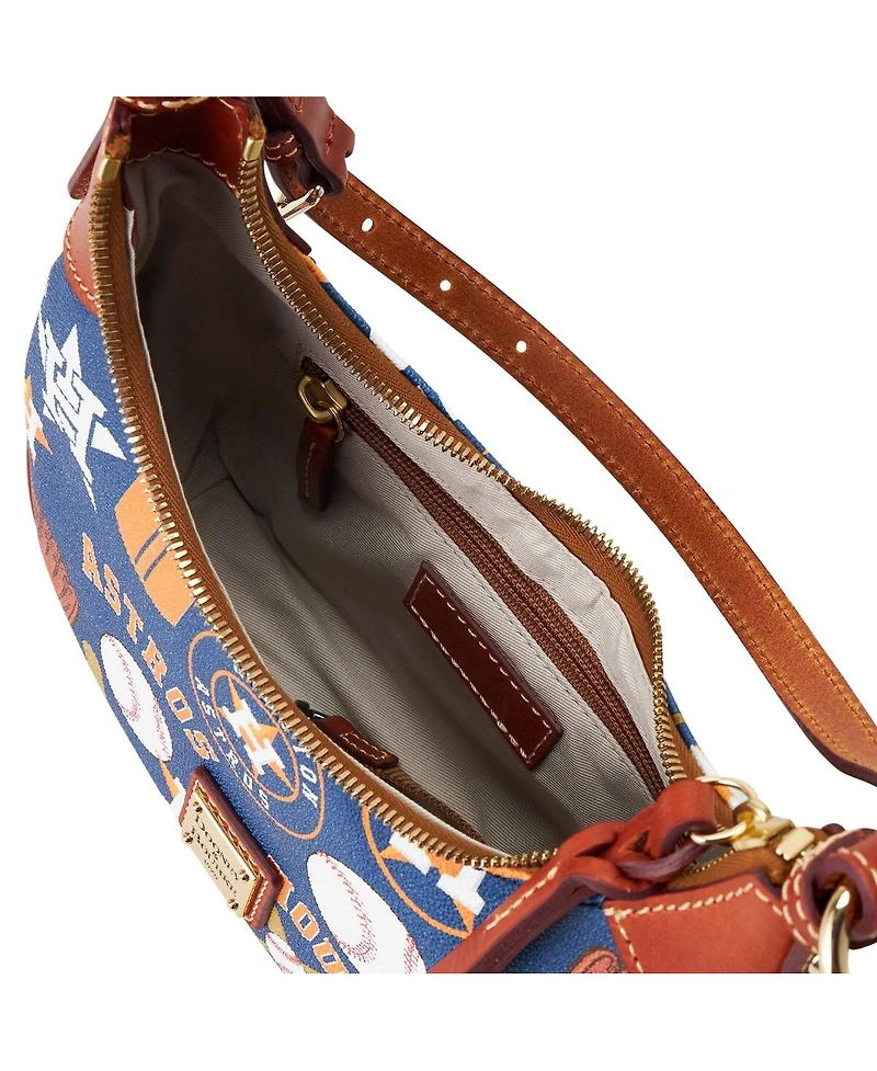 Dooney & Bourke Houston Astros Luca Leather Hobo Purse