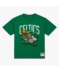 Mitchell & Ness Men's Kelly Green Boston Celtics Breakthrough T-Shirt