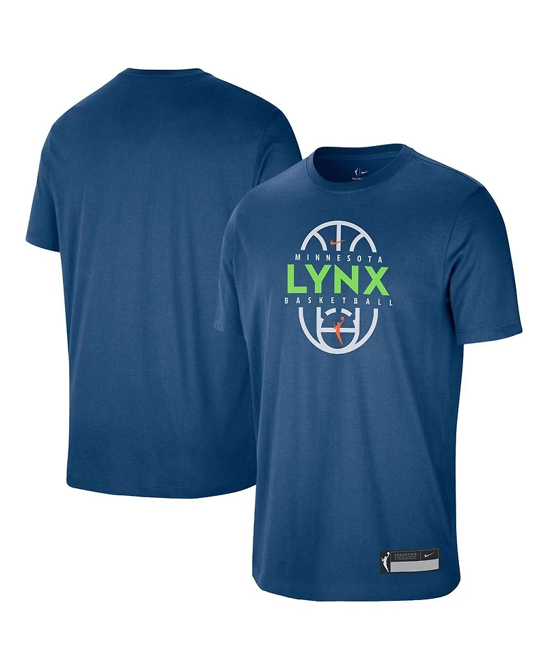 Nike Men's and Women's Blue Minnesota Lynx 2026 On-Court Authentic Practice Premium T-Shirt