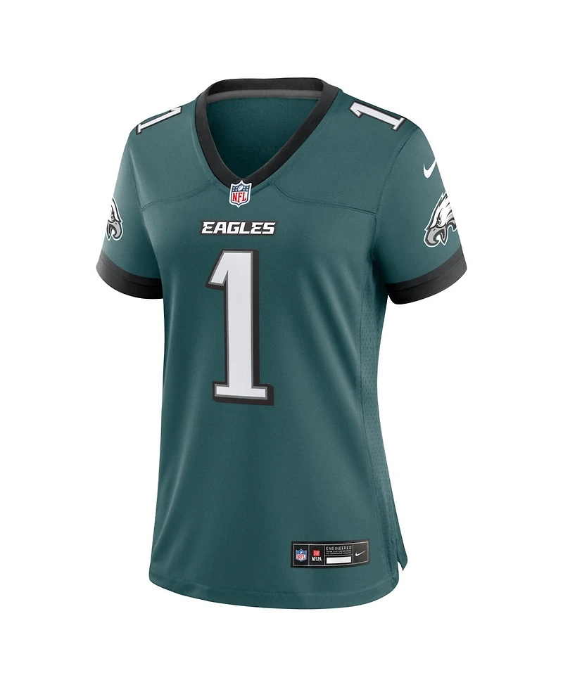 Nike Women's Jalen Hurts Midnight Green Philadelphia Eagles Team Game Jersey