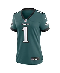 Nike Women's Jalen Hurts Midnight Green Philadelphia Eagles Team Game Jersey