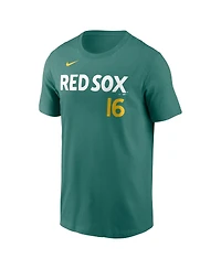 Nike Men's Jarren Duran Green Boston Red Sox 2025 City Connect Fuse Name & Number T-Shirt