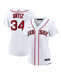Nike Women's David Ortiz White Boston Red Sox Home Replica Player Jersey