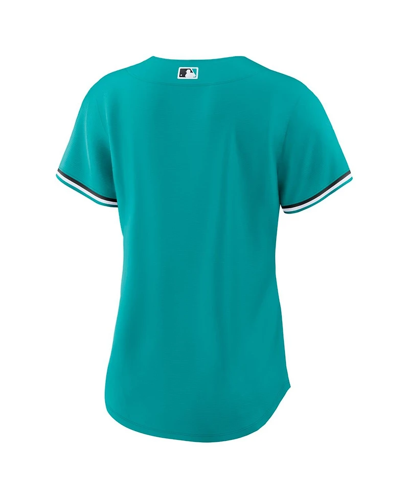 Nike Women's Teal Miami Marlins Alternate Replica Jersey
