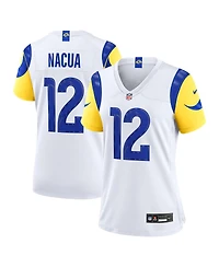 Nike Women's Puka Nacua White Los Angeles Rams Game Jersey