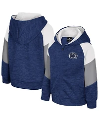 Colosseum Toddler Navy Penn State Nittany Lions Spirit Hollow Full-Zip Hoodie