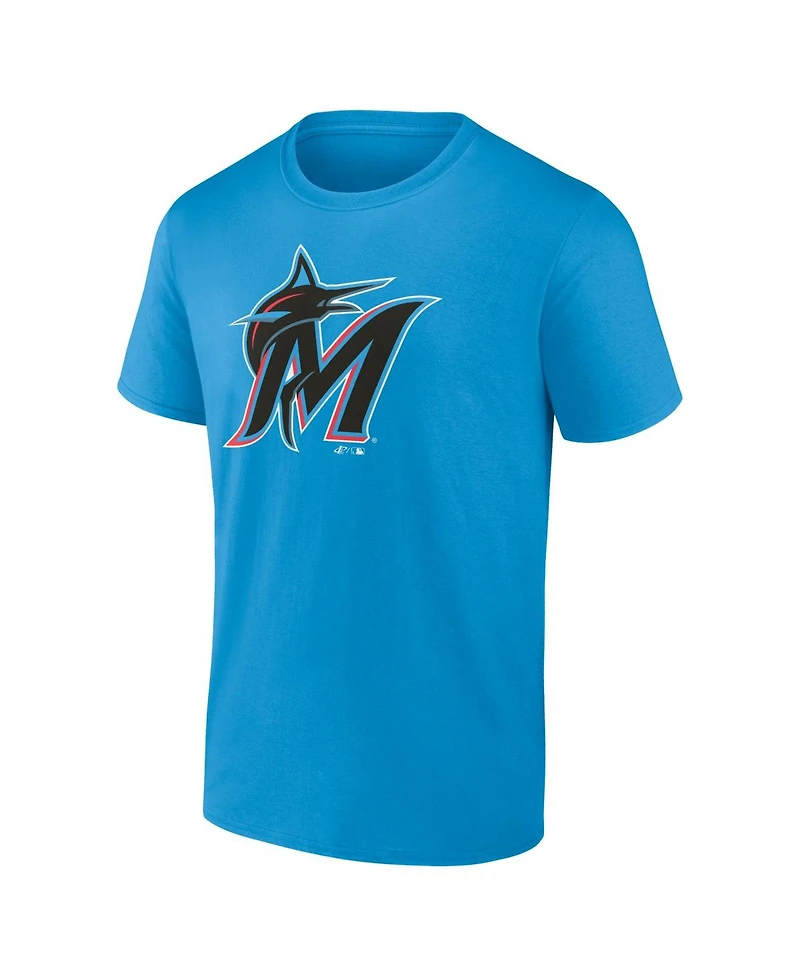 Logo Athletic Men's Blue Miami Marlins T-Shirt