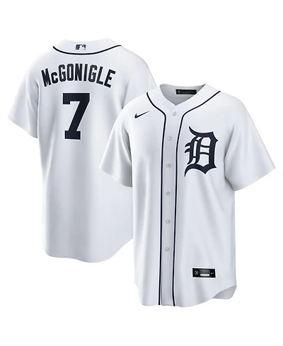 Nike Men's Kevin McGonigle White Detroit Tigers Home Replica Jersey