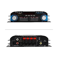 Artudatech 4-Channel Bluetooth Amplifier – 60Wx4 Rms, 12V/110V for Car and Home Audio