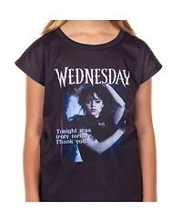 Wednesday Girls Addams Family Girls ( 7 to 20) Pajamas Tonight Was Torture 2 Piece Kids Sleep Short Set