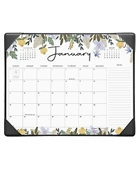 Gnuadz Desk Calendar 2026 Desktop Mat Floral Blotter 18 Months