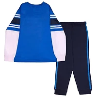 Spider-Man Boys 2-Piece Long Sleeve Active Mesh T-Shirt and Pants Set