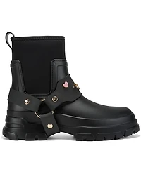 Karl Lagerfeld Paris Women's Rivenna Rain Round Toe Booties
