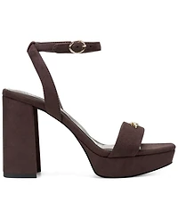 Karl Lagerfeld Paris Women's Maeleia Platform Ankle Strap Dress Sandals