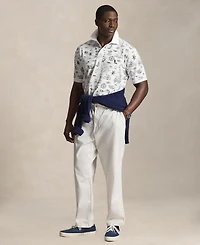 Polo Ralph Lauren Men's Big & Tall Nautical Print Mesh Shirt