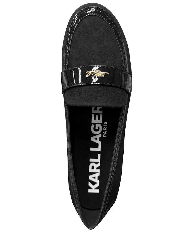 Karl Lagerfeld Paris Women's Grimly Driving Slip-On Moccasins Loafers