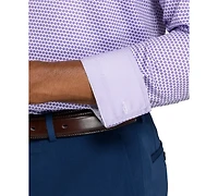 ConStruct Men's Spread Collar Slim-Fit Performance Stretch Comfort Dress Shirt