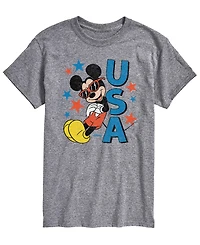 Airwaves Men's Disney Mickey Usa Short-Sleeve Graphic T-Shirts