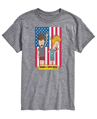 Airwaves Men's Beavis and Butthead Americana Graphic T-Shirts