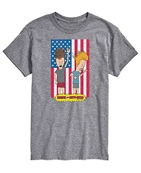 Airwaves Men's Beavis and Butthead Americana Graphic T-Shirts