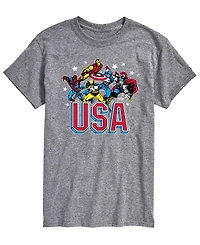 Airwaves Men's Marvel Usa Short-Sleeve Graphic T-Shirt