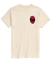 Airwaves Men's Spiderman Crawling Flag Short-Sleeve Graphic T-Shirt
