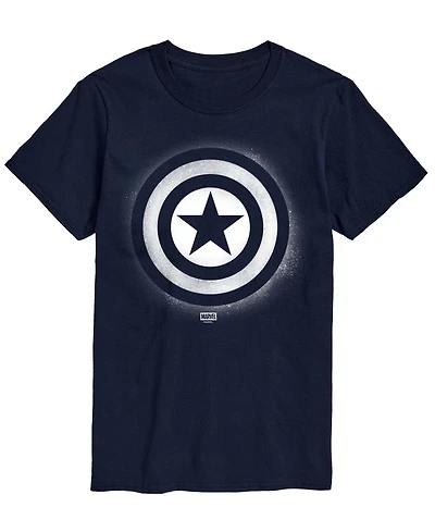 Airwaves Men's Captain America Logo Short-Sleeve Graphic T-Shirts