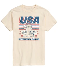 Airwaves Men's Usa Fitness Club 1978 Short-Sleeve Graphic T-Shirt