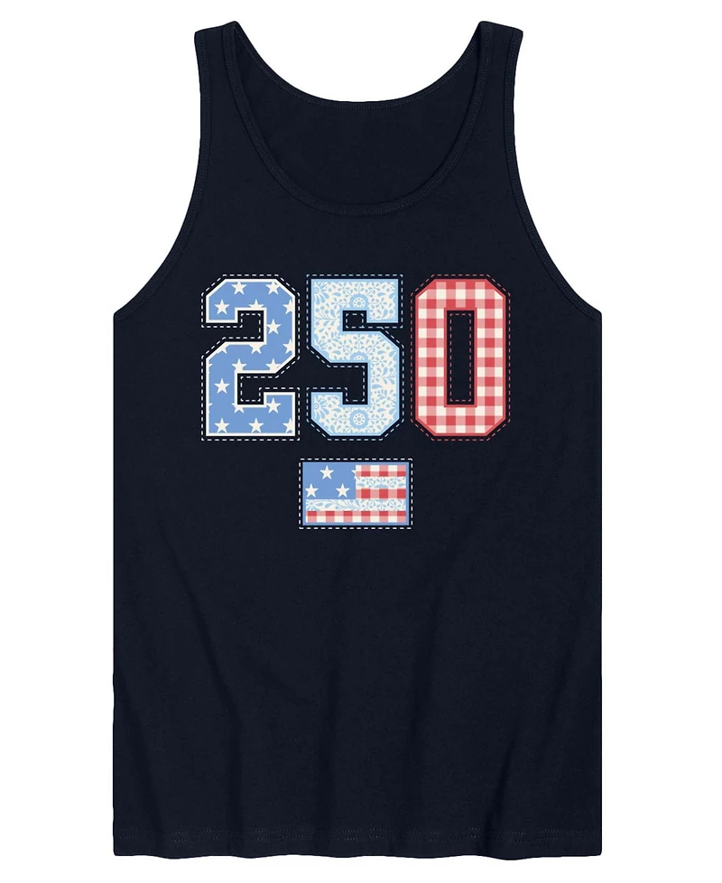 Airwaves Men's 250 Americana Quilt Sleeveless Graphic Tank T-Shirts
