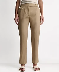 Bcbg Women's Straight-Leg Mid-Rise Pants
