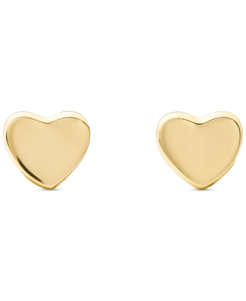 kate spade new york Gold-Tone Metal Mini Heart Stud Earrings