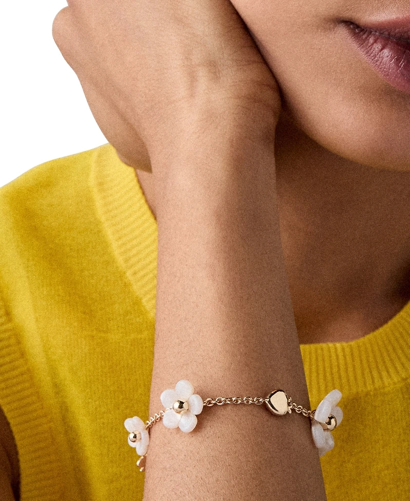 kate spade new york Gold-Tone Summer Daze Flower Scatter Bracelet