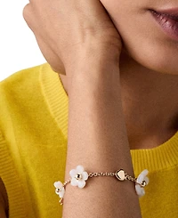 kate spade new york Gold-Tone Summer Daze Flower Scatter Bracelet