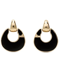 kate spade new york Gold-Tone Ks Duo Hoop Earrings
