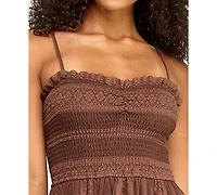 Seni & Cade Juniors' Sweetheart Neck Midi Dress