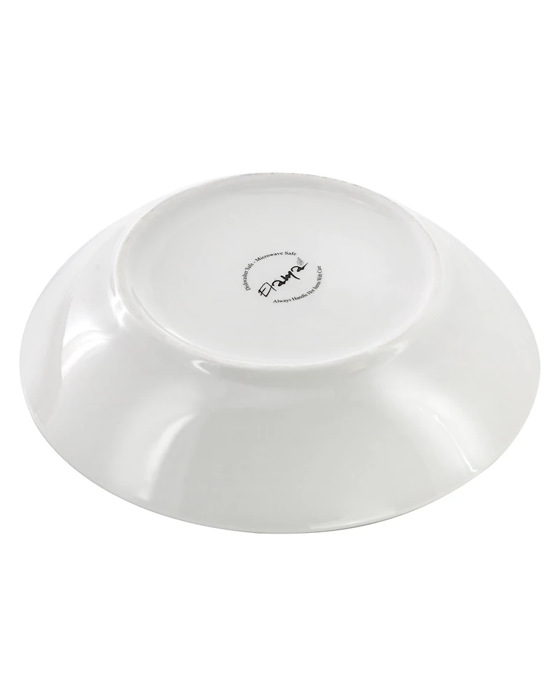 Elama Sarah 18-Piece Dinnerware Set, Service For 6