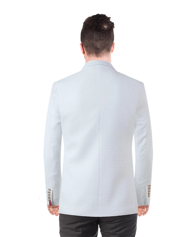 Elie Balleh Men's Slim Fit Classic Waffle Weave Sport Coat