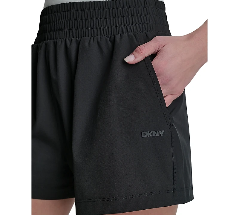 Dkny Sport Women's Hudson Stretch High-Rise Shorts