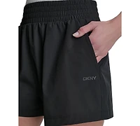 Dkny Sport Women's Hudson Stretch High-Rise Shorts
