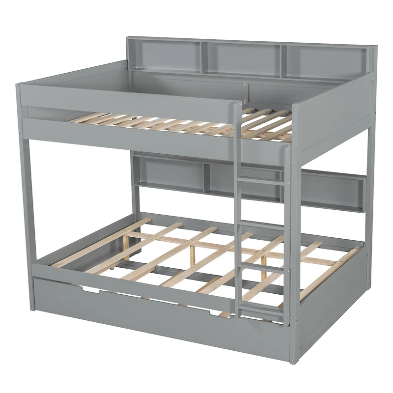 Streamdale Furniture Full over full bunk bed with trundle