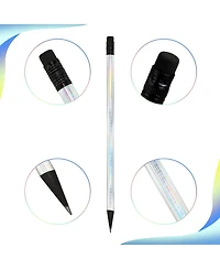 Gnuadz Black Wood Holographic Pencil With Eraser 36 Pack