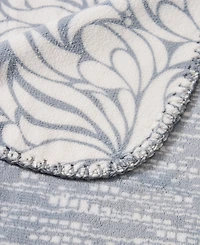 Tahari Home Amari Reversible Printed Plush Throw, 50" x 70"