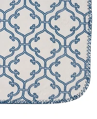 Tahari Home Capri Reversible Printed Plush Throw, 50" x 70"