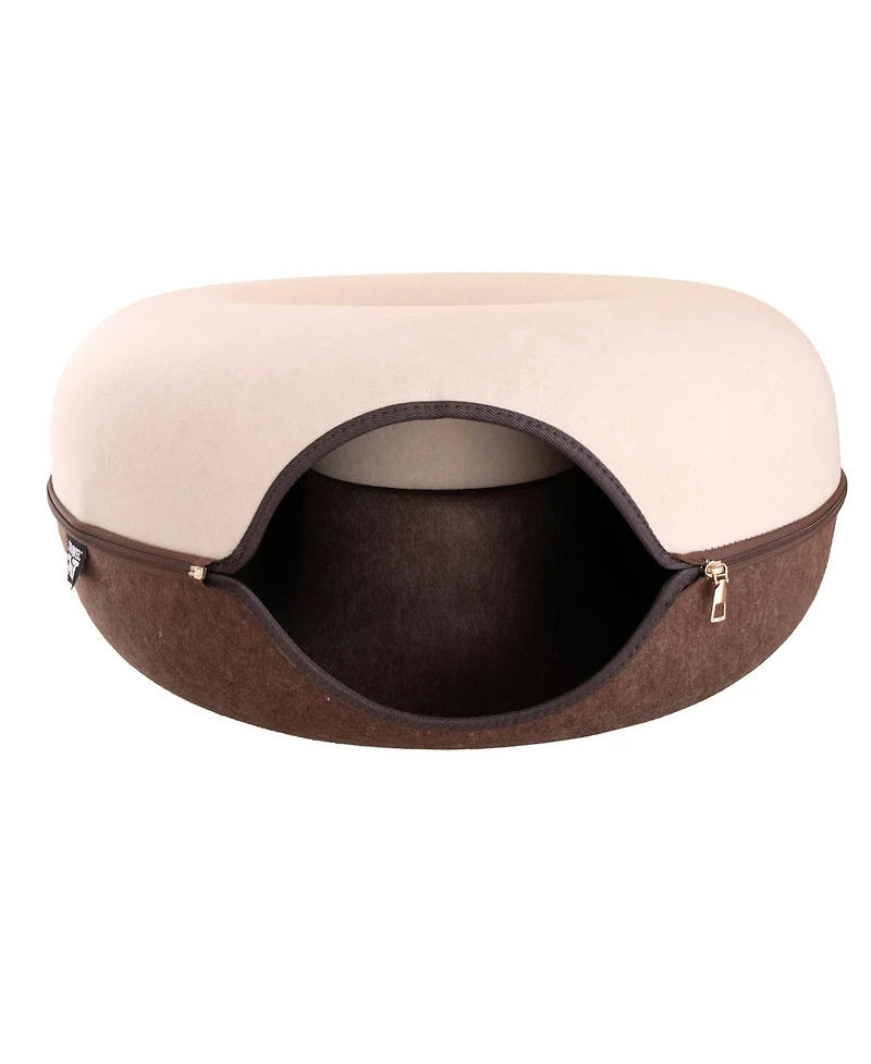 Travel Cat Donut! 2-in-1 Hideaway Cave Bed